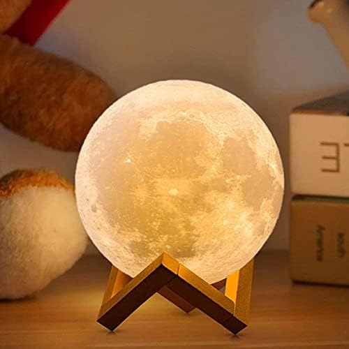 3D mėnulio lempa