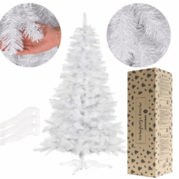 Balta kalėdinė eglutė 220 cm