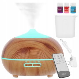 LED ultragarsinis drėkintuvas su aromaterapijos funkcija