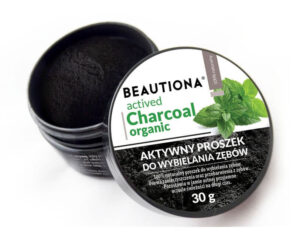 Aktyvintos anglies milteliai dantų balinimui