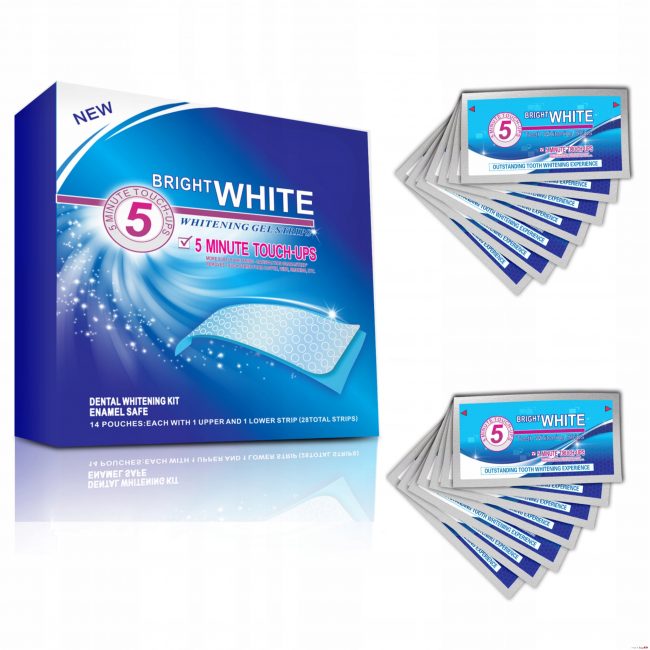 Dantų balinimo juostelės Bright White