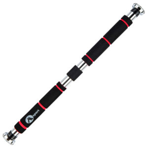 Prisitraukimų skersinis statomas durų staktoje