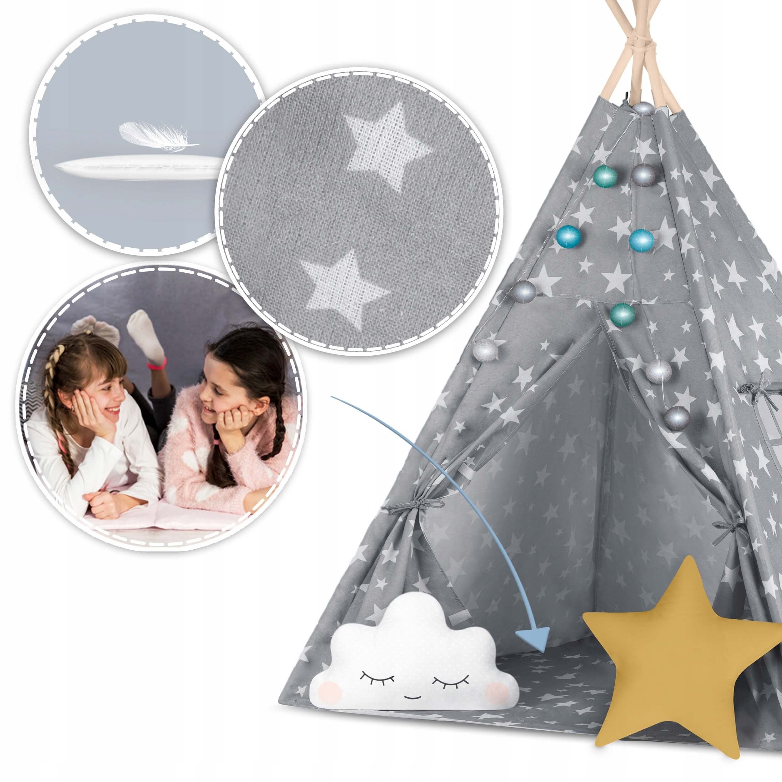 Tipi palapinė vaikams