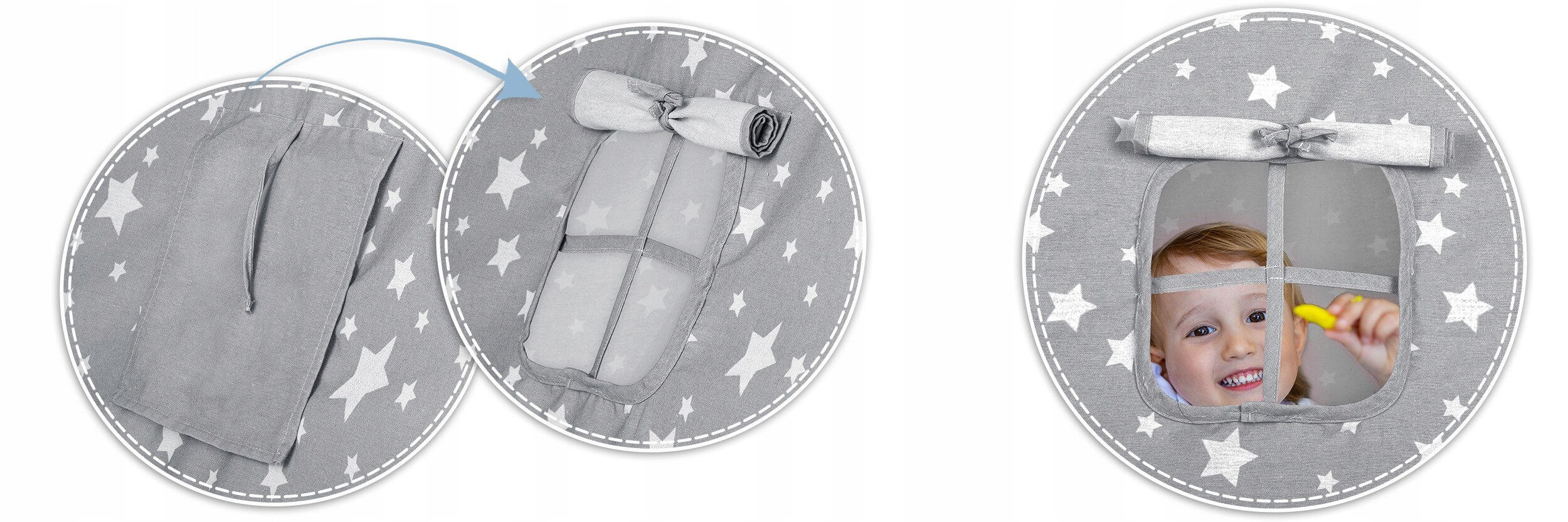 Tipi palapinė vaikams vigvamas su kilimėliu ir pagalvėlėmis