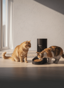 Automatinis maisto dubenėlis katėms