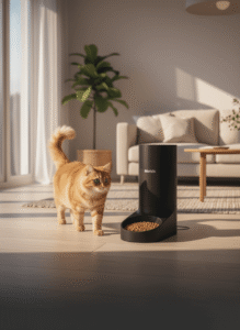 Automatinis maisto dozatorius katėms