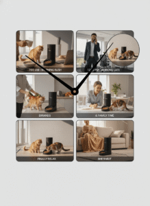 Kačių maisto dozatorius