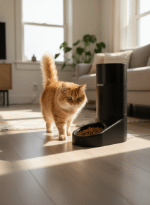 Automatinis maisto dozatorius katėms