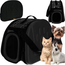 Sulankstomas augintinių transportavimo krepšys