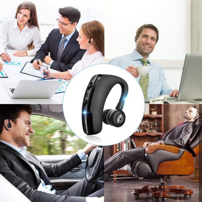 Laisvų rankų įranga BT Stereo Headset V9 automobiliui