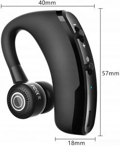 BT Stereo Headset V9 kaina laisvų rankų įrangos dydis