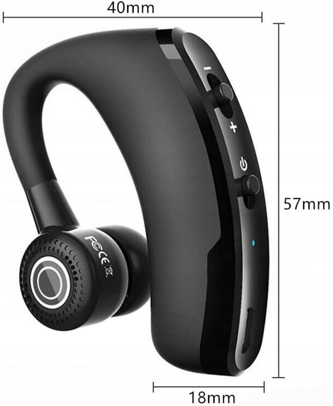 BT Stereo Headset V9 kaina laisvų rankų įrangos dydis