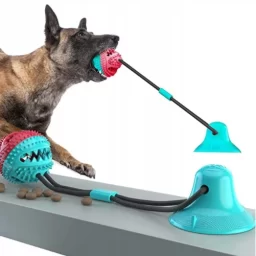 Interaktyvus žaislas kamuolys su maistu šuniui