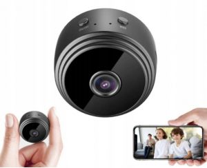 Mini kamera namų apsaugai su wifi