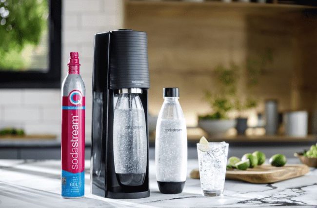 Gazuotų gėrimų ruošimo aparatas Sodastream