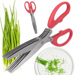 KITCHEN SCISSORS virtuvinės žirklės su 5 ašmenimis