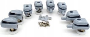Rollero – 8 ratų rinkinys dušo kabinai