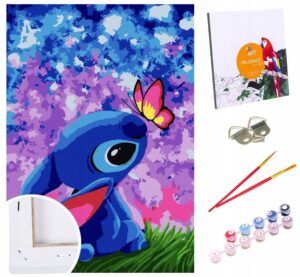 Tapyba pagal skaičius vaikams 20x20 cm