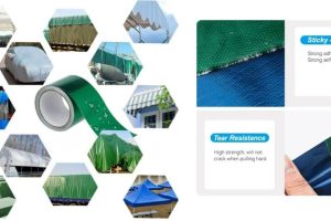Stipri lipnus juosta įvairiems remontams TarpaulinTape (5 m)
