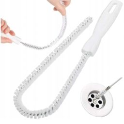 Vamzdžių valymo šepetys skirtas kanalizacijos virtuvės kriauklių valymui