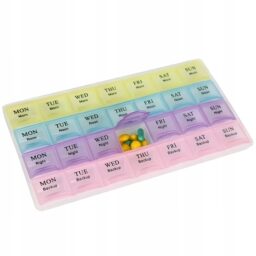 Vaistų dėžutė savaitei 4 skyrių