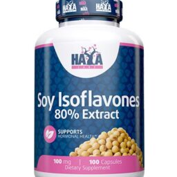 Haya Labs Soy Isoflavones (Sojos izoflavonų ekstraktas) 100 kaps.