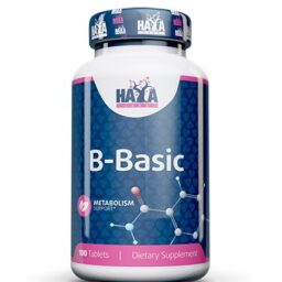 Haya Labs B-Basic (B vitaminų kompleksas) 100 tab.