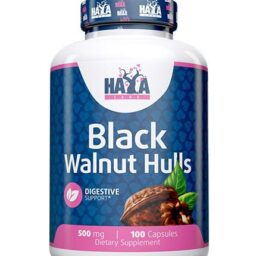 Haya Labs Black Walnut Hulls (Juodasis graikinis riešutmedis (lukštai)) 100 kaps.