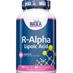 Haya Labs R-Alpha Lipoic Acid (R-alfa lipoinė rūgštis) 60 kaps.
