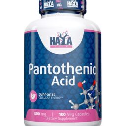 Haya Labs Pantothenic Acid (Pantoteno rūgštis (vitaminas B5)) 100 kaps.