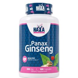 Haya Labs Panax Ginseng (ženšenis) 100 kaps.
