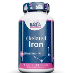 Haya Labs Iron (geležies bisglicinatas) 90 kaps.