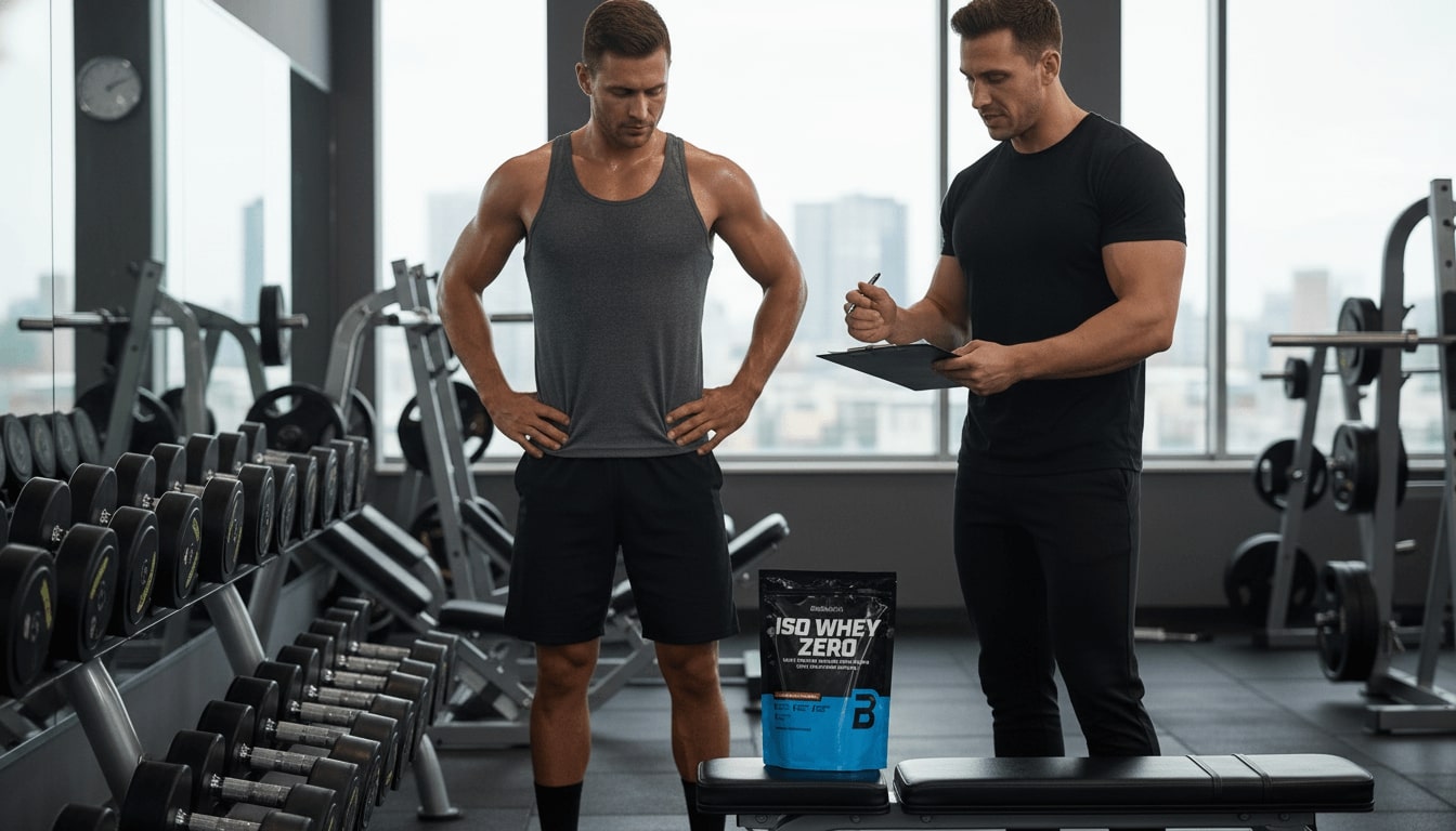 proteinas pradedantiems sportuoti BioTech Iso Whey Zero