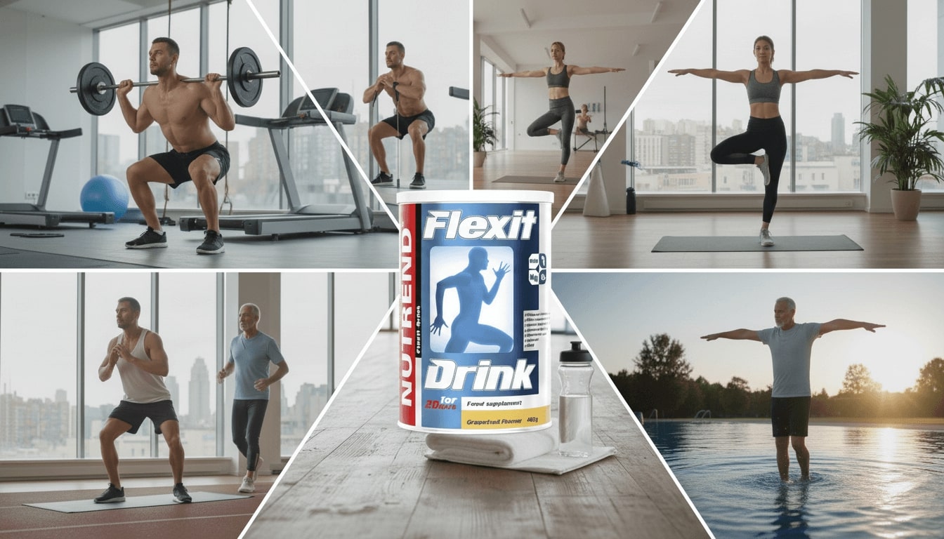 papildai sąnariams Nutrend Flexit Drink 400g.