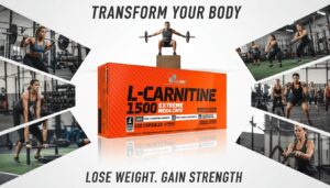 L-Karnitinas Mega Caps – 1500 mg dozė. Didelės kapsulės efektyviam lieknėjimui.