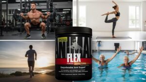 papildai sąnarių atstatymui Animal Flex powder