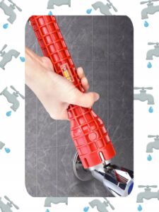 8-viename kriauklių ir vamzdžių raktas – lengvas remontas net siauriausiose vietose