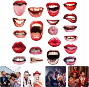 Aksesuarai šventei Lūpos