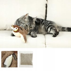 Elektroninis interaktyvus skraidantis paukštis katės žaislas