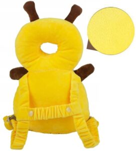 Reguliuojama kūdikių galvos apsauga nuo kritimų