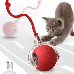 Žaislas naminiams gyvūnėliams, kuris juda nuo prisilietimo | GATOPLAY