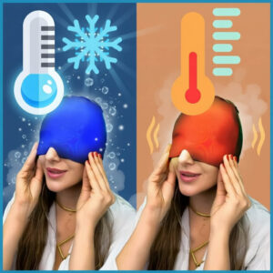 Antimigreninė šaldanti kaukė