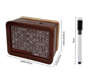 Taupyklė su išbraukiamais skaičiais