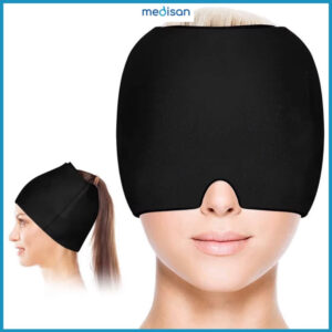 gelio kaukė galvos skausmui su šilumos ir šalčio terapija viename