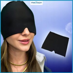 gelio kaukė galvos skausmui su šilumos ir šalčio terapija viename