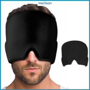 gelio kaukė galvos skausmui su šilumos ir šalčio terapija viename