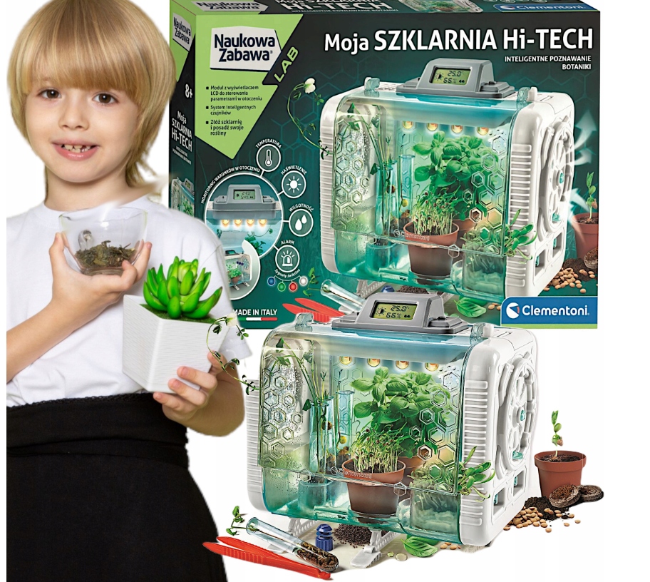 Mokslinis žaidimas Tech Greenhouse Clementoni Science&Play