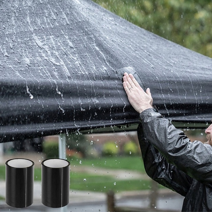 Vandeniui atspari, tinkanti visiems paviršiams ir ypač lipni juosta sandarinimui (ilgis 1.5m, plotis 10cm)