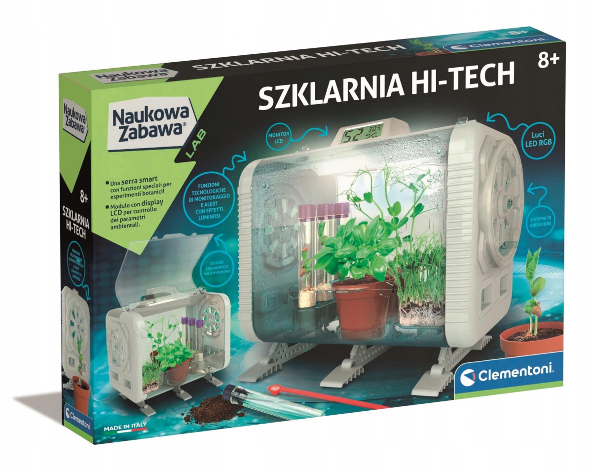 Mokslinis žaidimas Tech Greenhouse Clementoni Science&Play