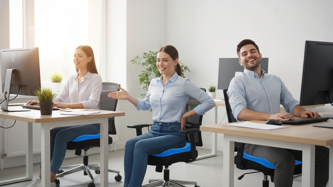 Ergonomiška gelinė pagalvėlė sėdėjimui – mažina skausmą ir užtikrina komfortą